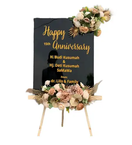 Papan Bunga Akrilik Ballroom Wedding Bintaro