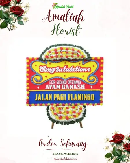 Sewa Papan Bunga Ballroom Wedding Bintaro